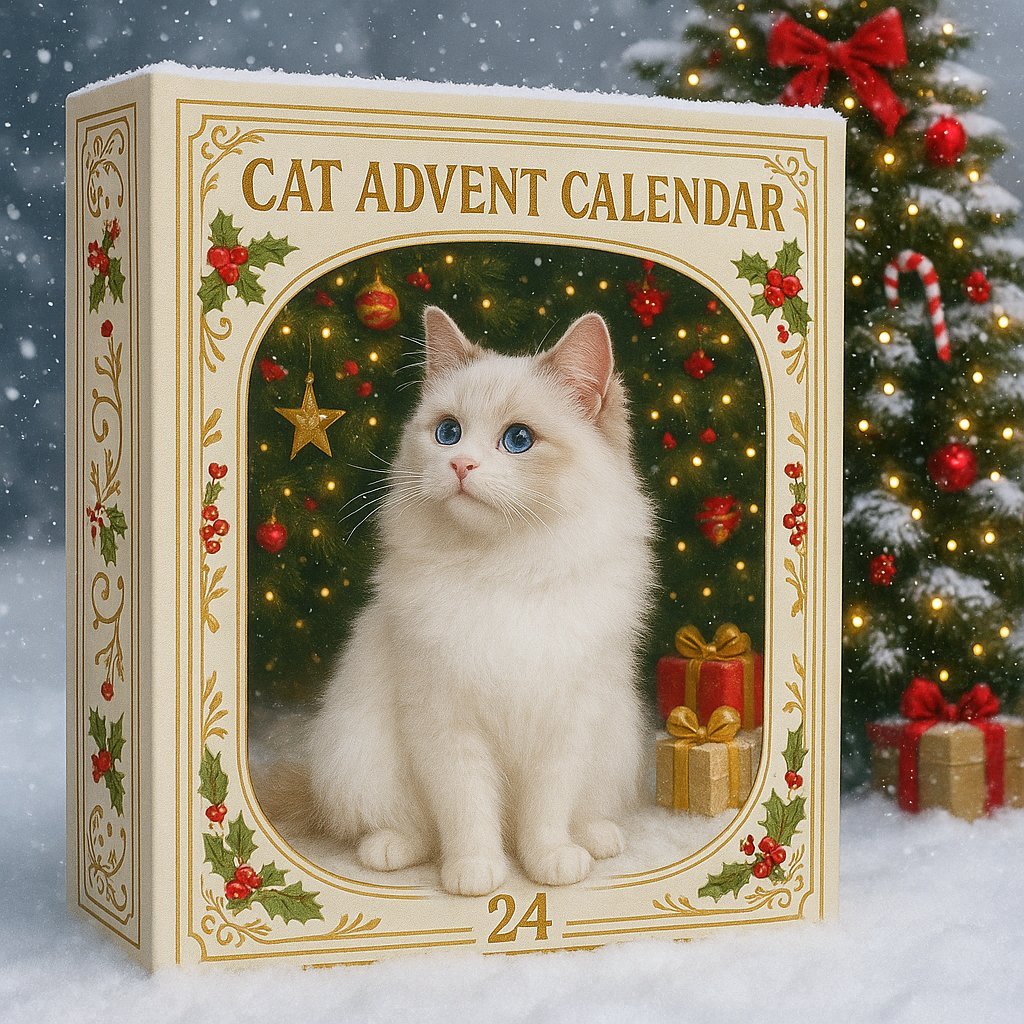 ⏳ Today 49% OFF –🐱 Advent Calendar 2026 Cat Advent Calendar - Giftfor Adults Friends CatOwners and Lovers Christmas Holiday Countdown Gift