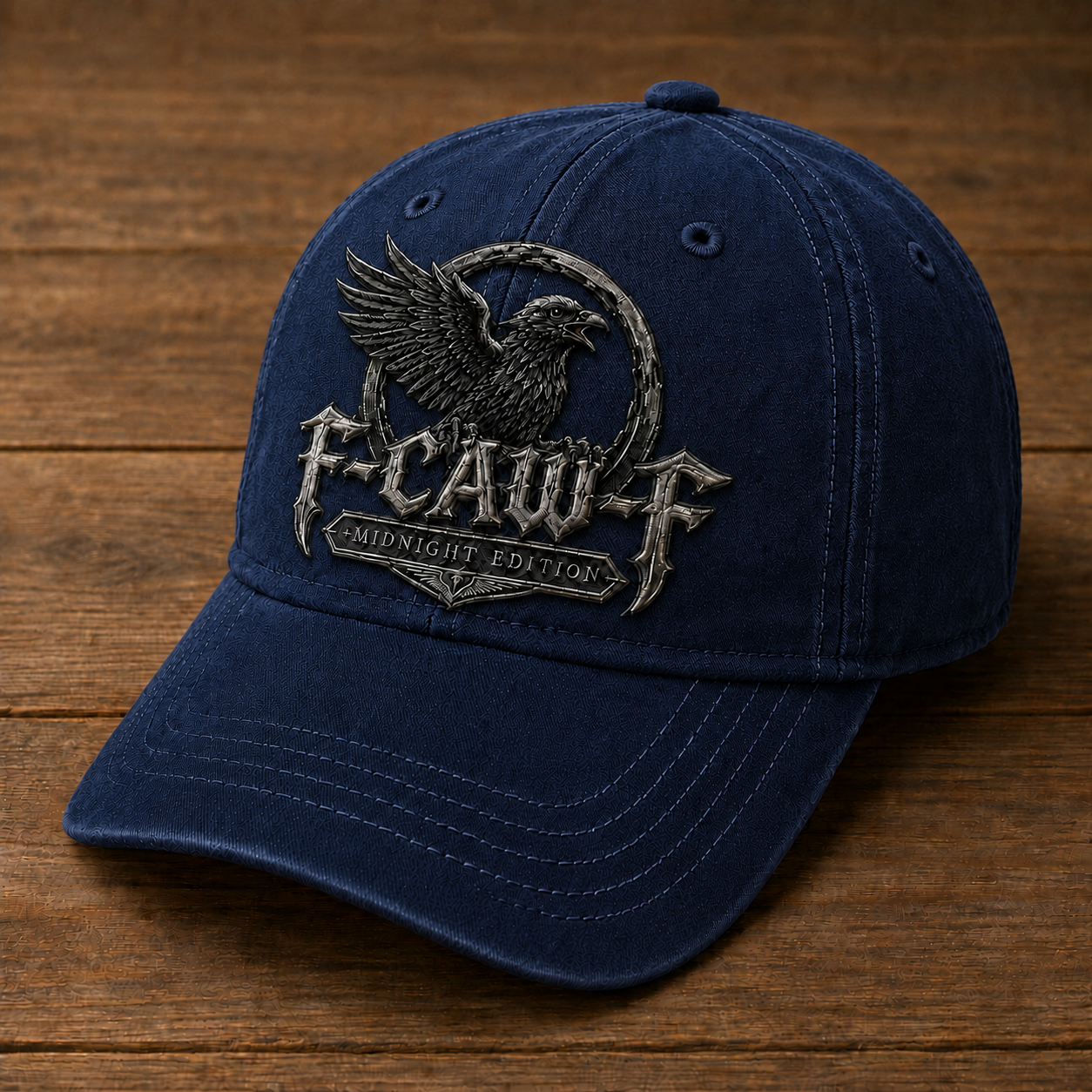 🔥 F-CAW-F "Midnight Edition" Crow Retro Cap