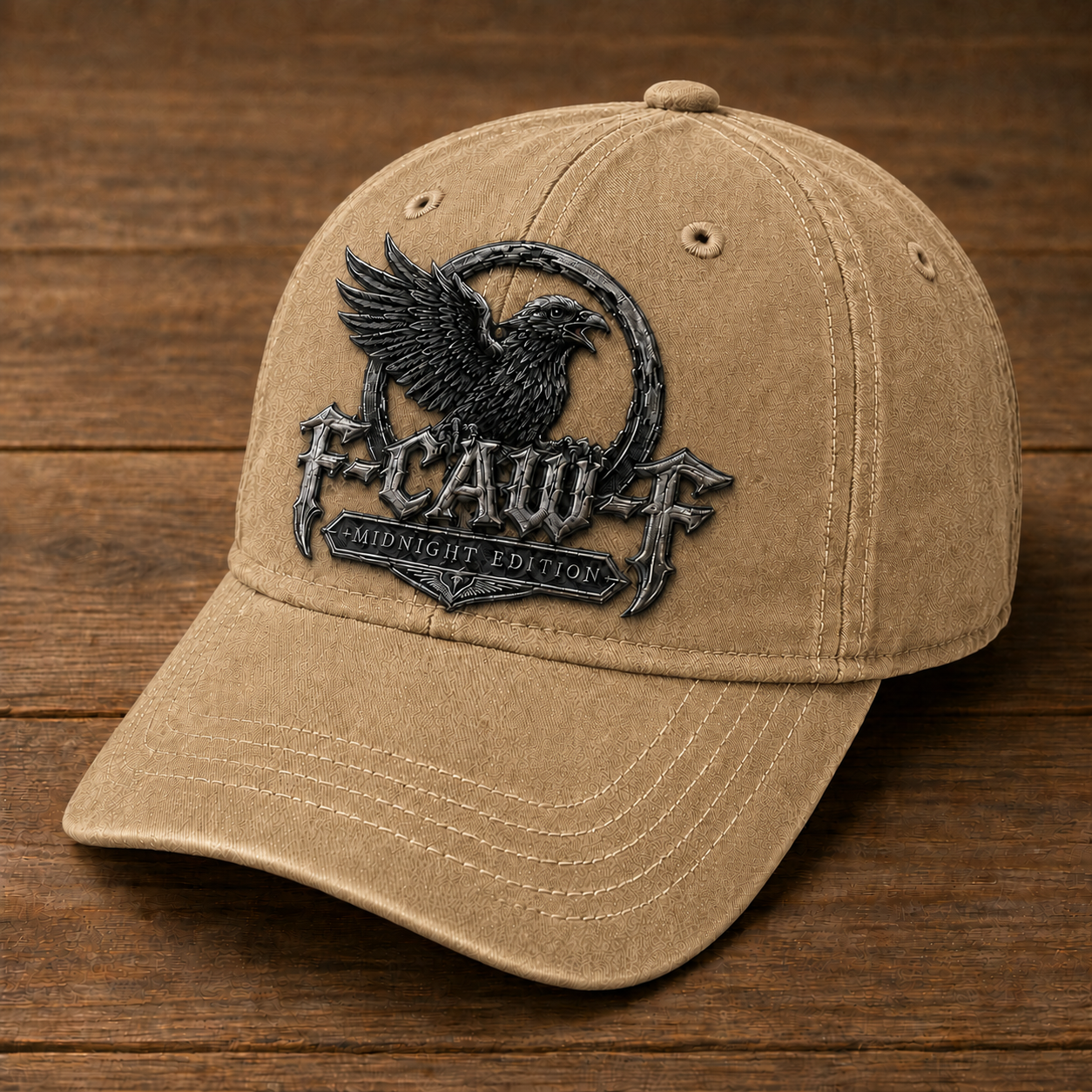 🔥 F-CAW-F "Midnight Edition" Crow Retro Cap