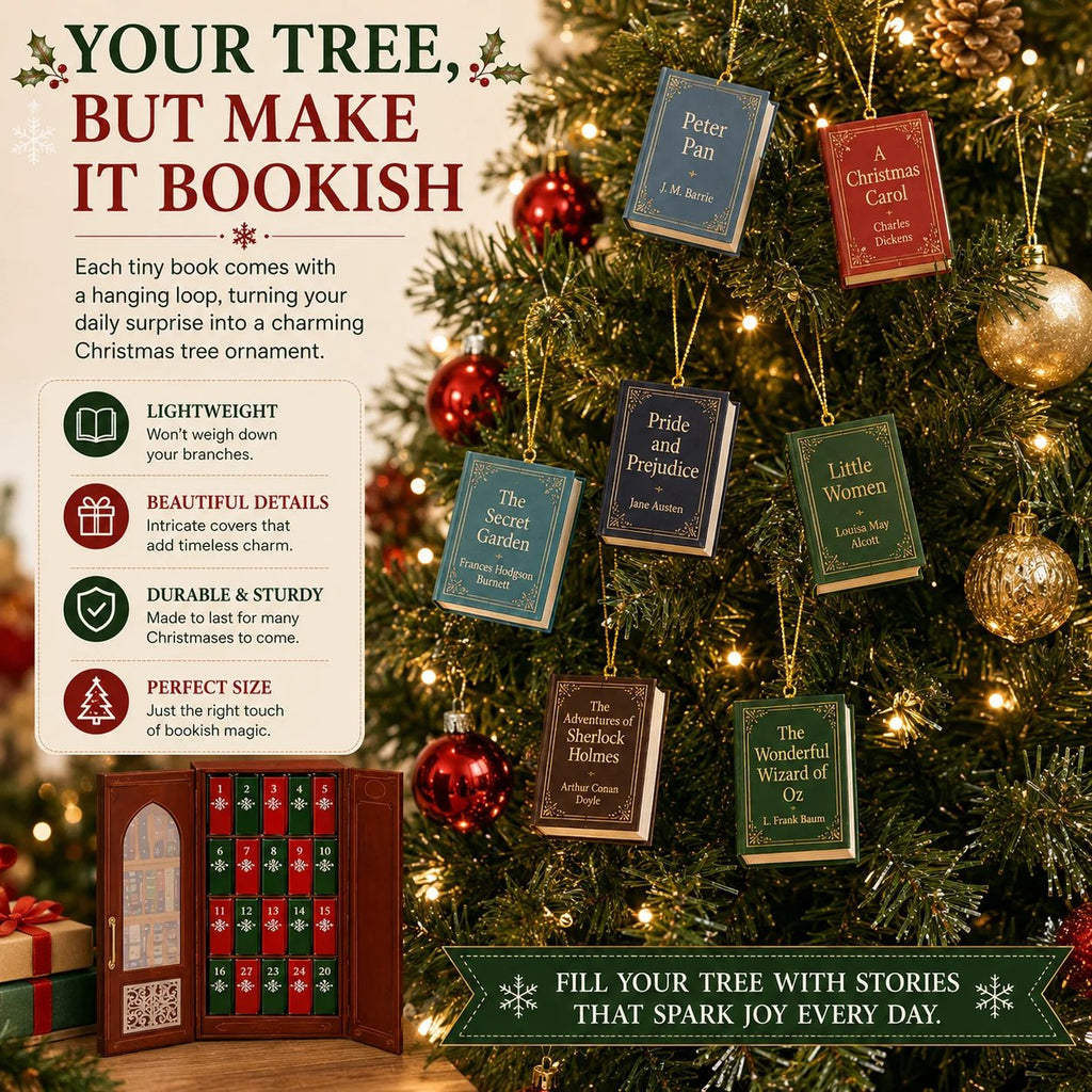 📚 25-Day Mini Book Advent Calendar – A Book Lover's Christmas Countdown(📦Buy 2 Free Shipping)