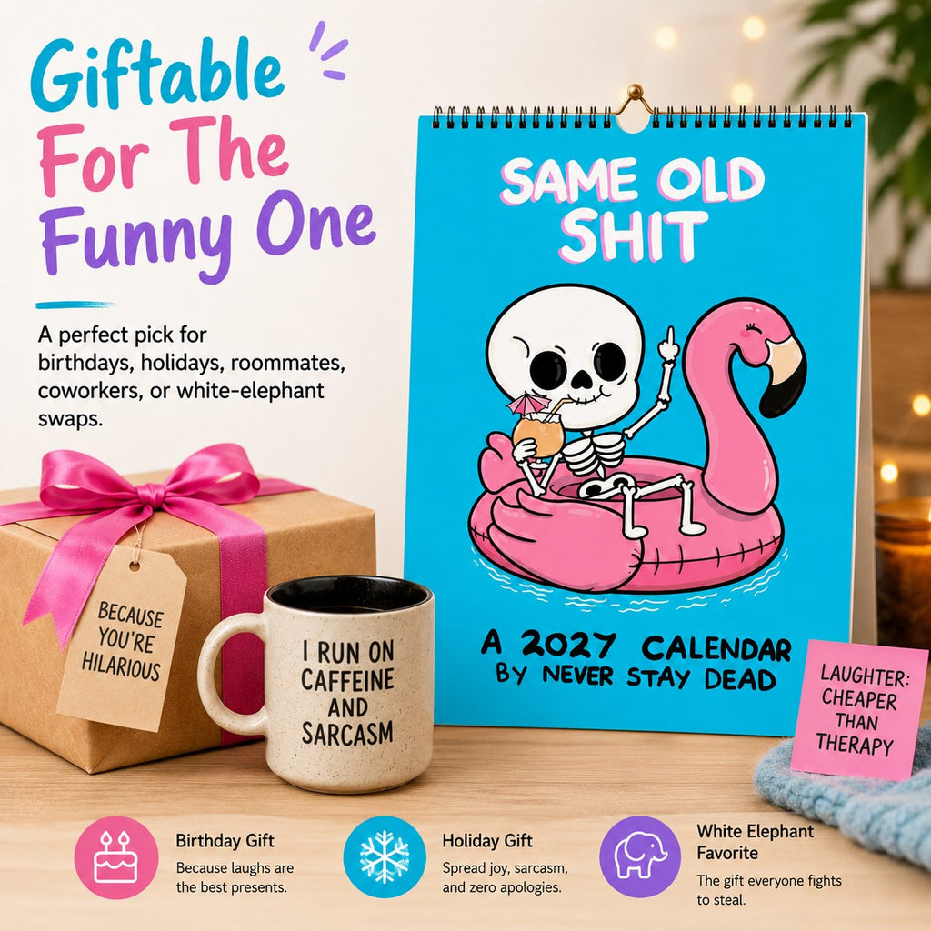 💥Early Bird Sale — 49% OFF🎁Wall Calendar 2027📆 Offensively Cute & Unapologetically Fun! 🌟