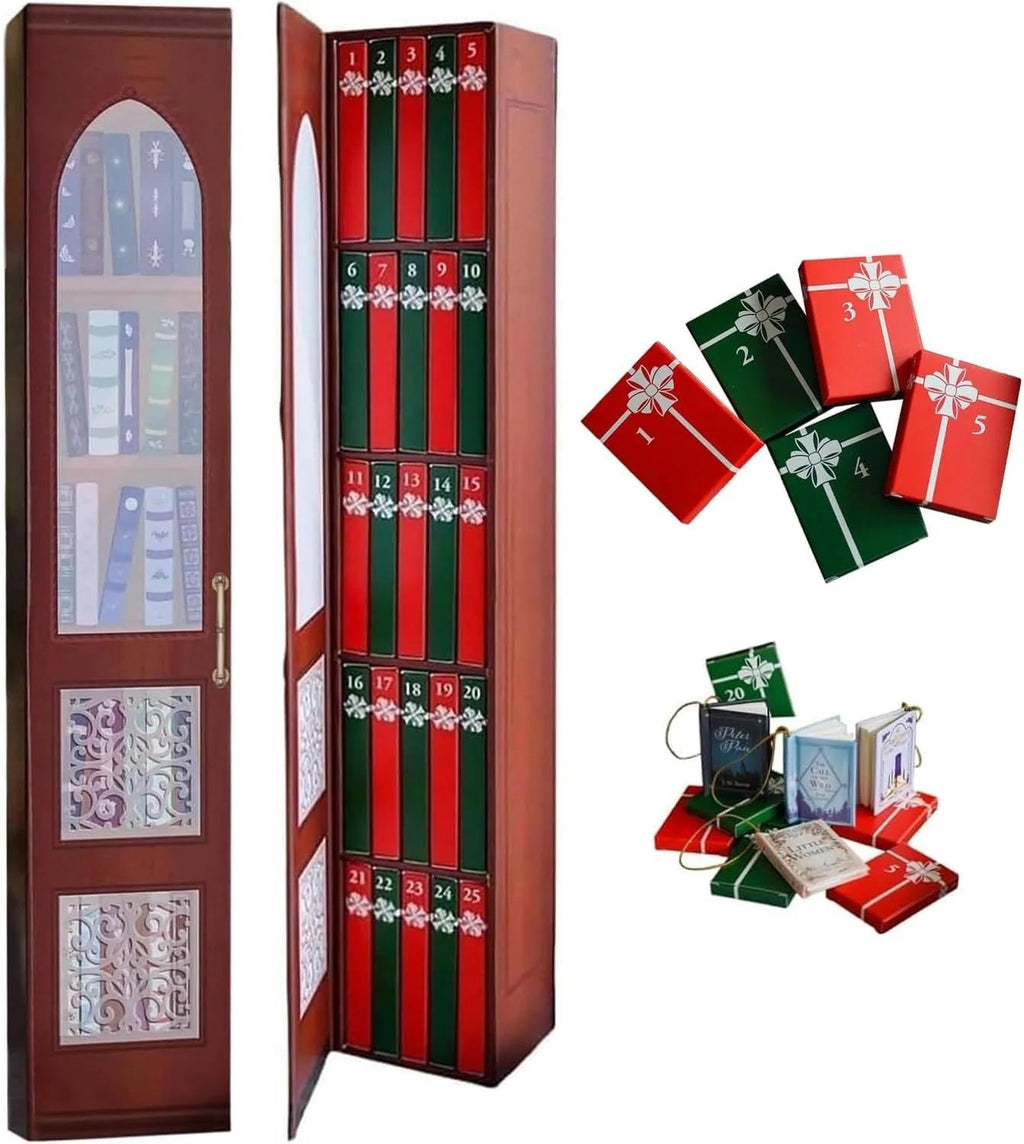 📚 25-Day Mini Book Advent Calendar – A Book Lover's Christmas Countdown(📦Buy 2 Free Shipping)