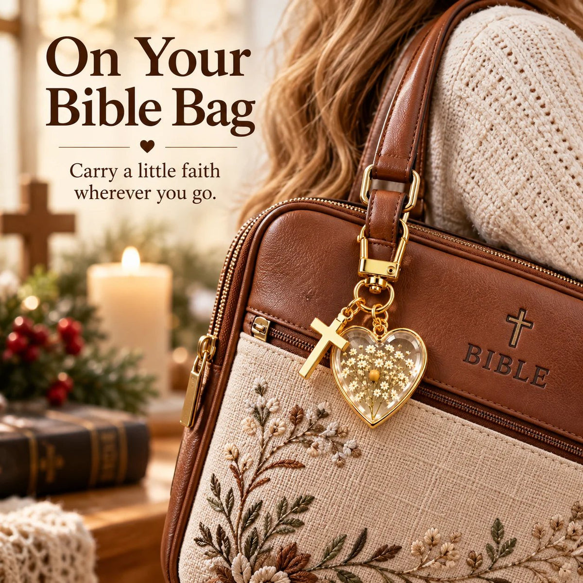 ✝️ Mustard Seed Faith Keychain — Keep Believing