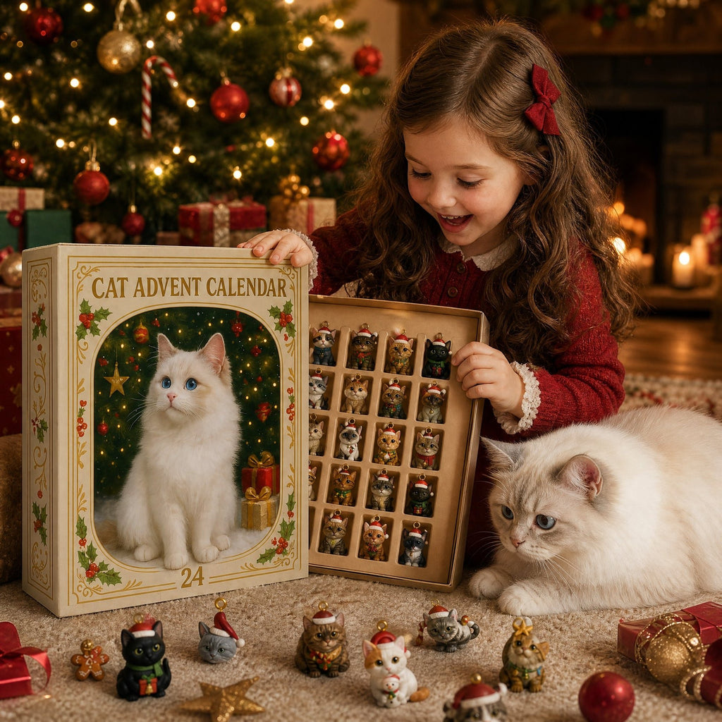 ⏳ Today 49% OFF –🐱 Advent Calendar 2026 Cat Advent Calendar - Giftfor Adults Friends CatOwners and Lovers Christmas Holiday Countdown Gift