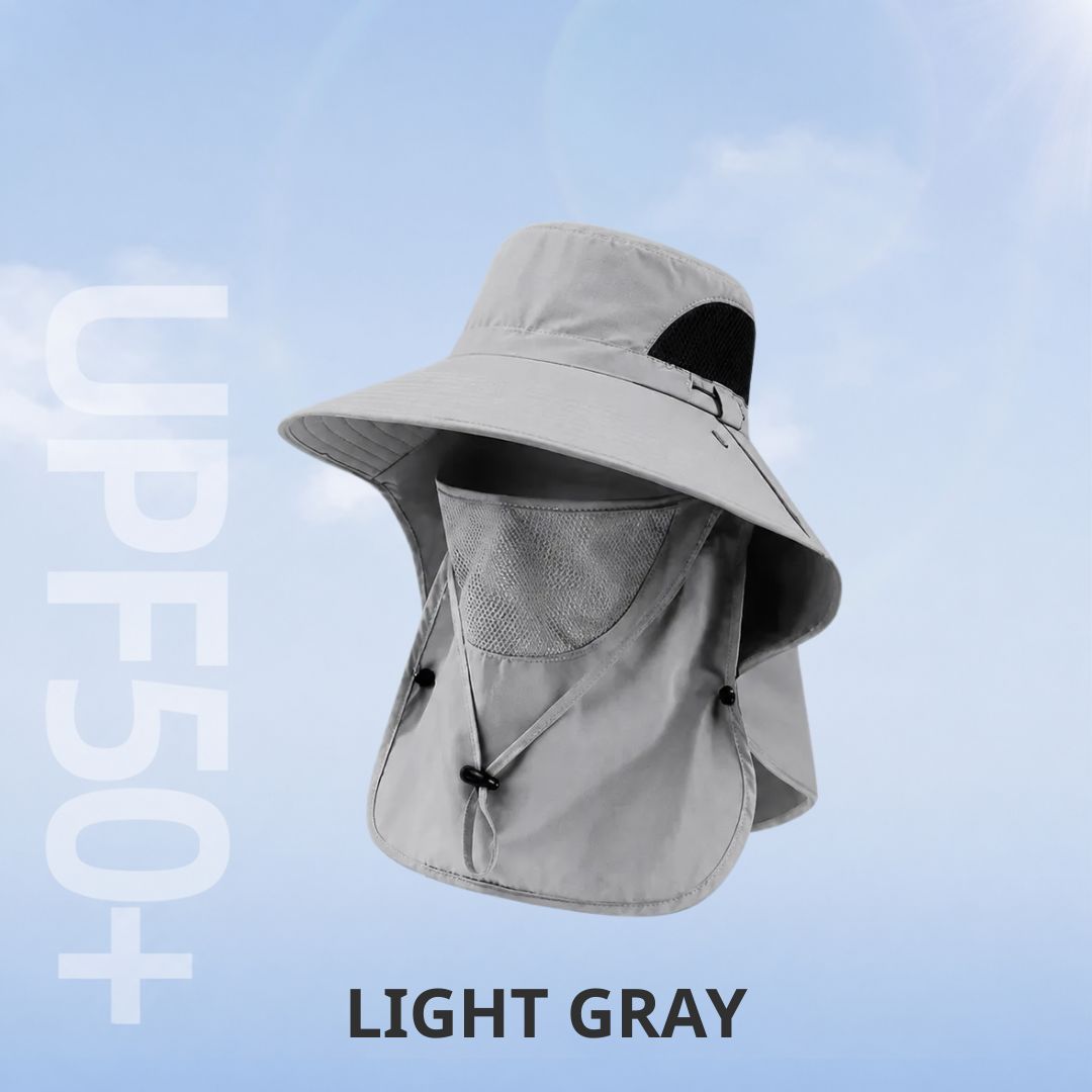 ☀️ SUMMER SALE 49% OFF 🔥 UPF 50+ Sun Protection Hat With Full Face & Neck Coverage