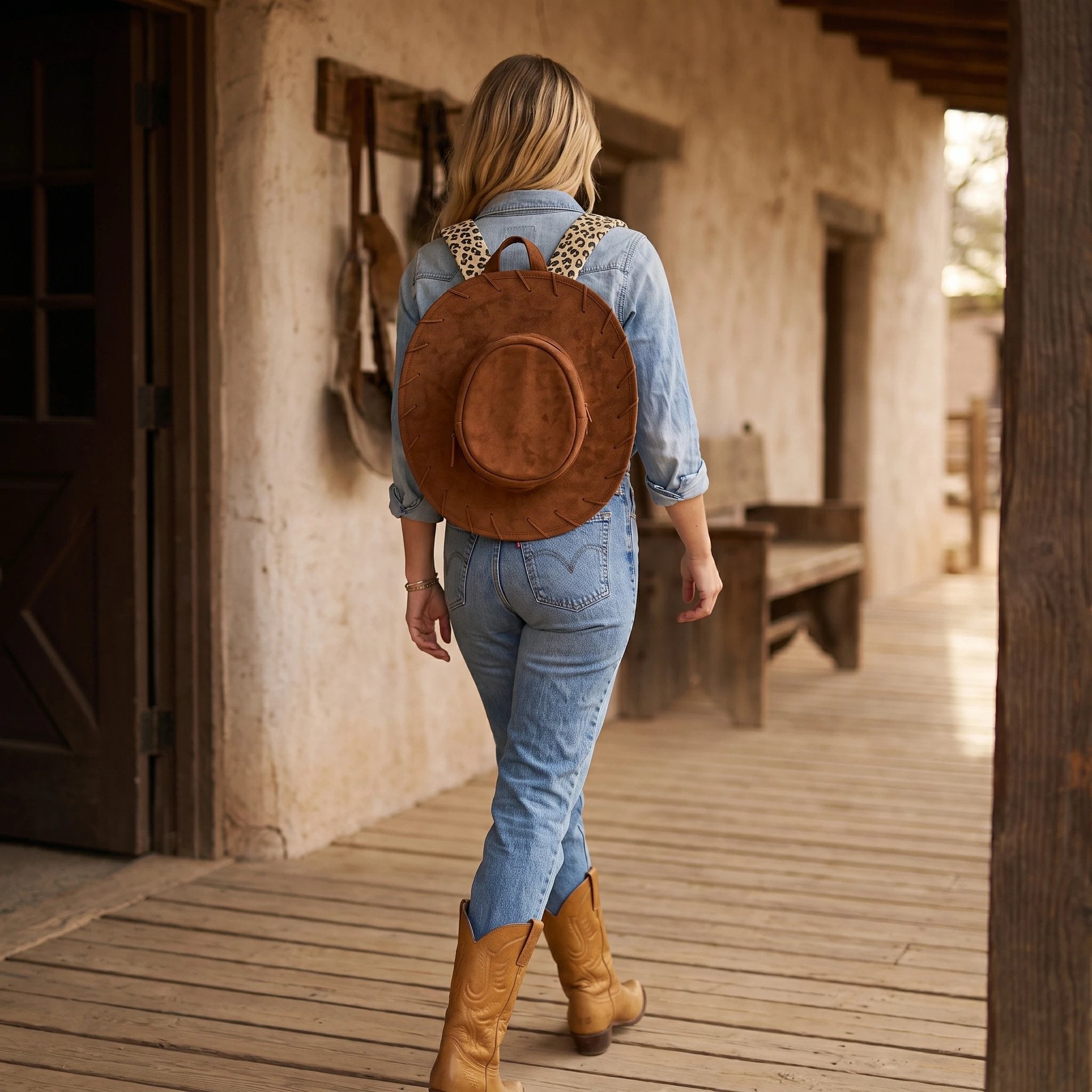 🔥HOT SALE 49% OFF - 🤠🐎Cowgirl Hat Backpack |✨Carry Your Style Everywhere