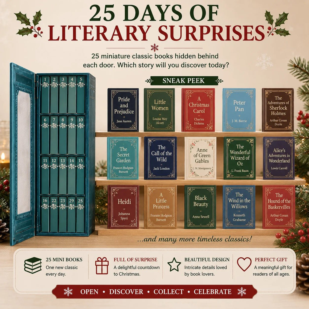 📚 25-Day Mini Book Advent Calendar – A Book Lover's Christmas Countdown(📦Buy 2 Free Shipping)