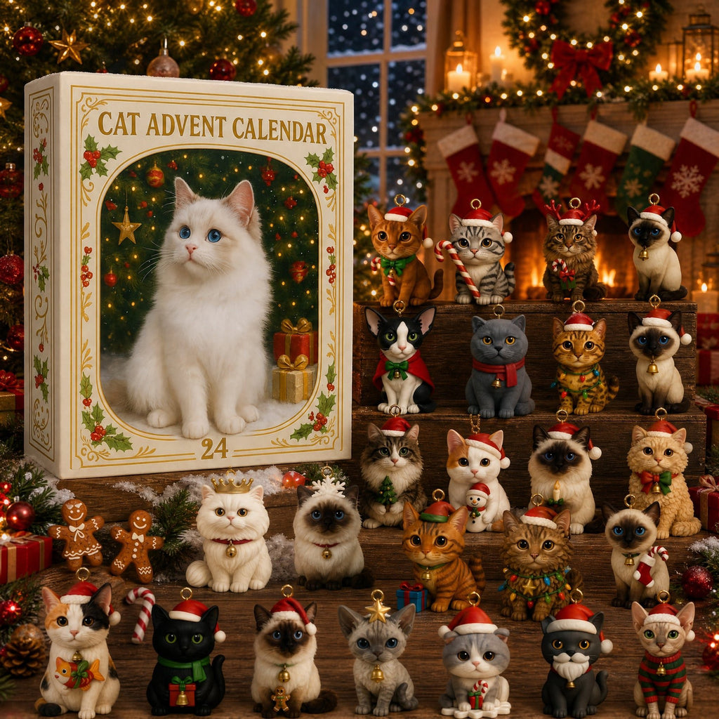 ⏳ Today 49% OFF –🐱 Advent Calendar 2026 Cat Advent Calendar - Giftfor Adults Friends CatOwners and Lovers Christmas Holiday Countdown Gift