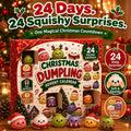 🎅 24 Days of Mini Squishies – Cute 2026 Advent Calendar with Daily Dumpling Surprises
