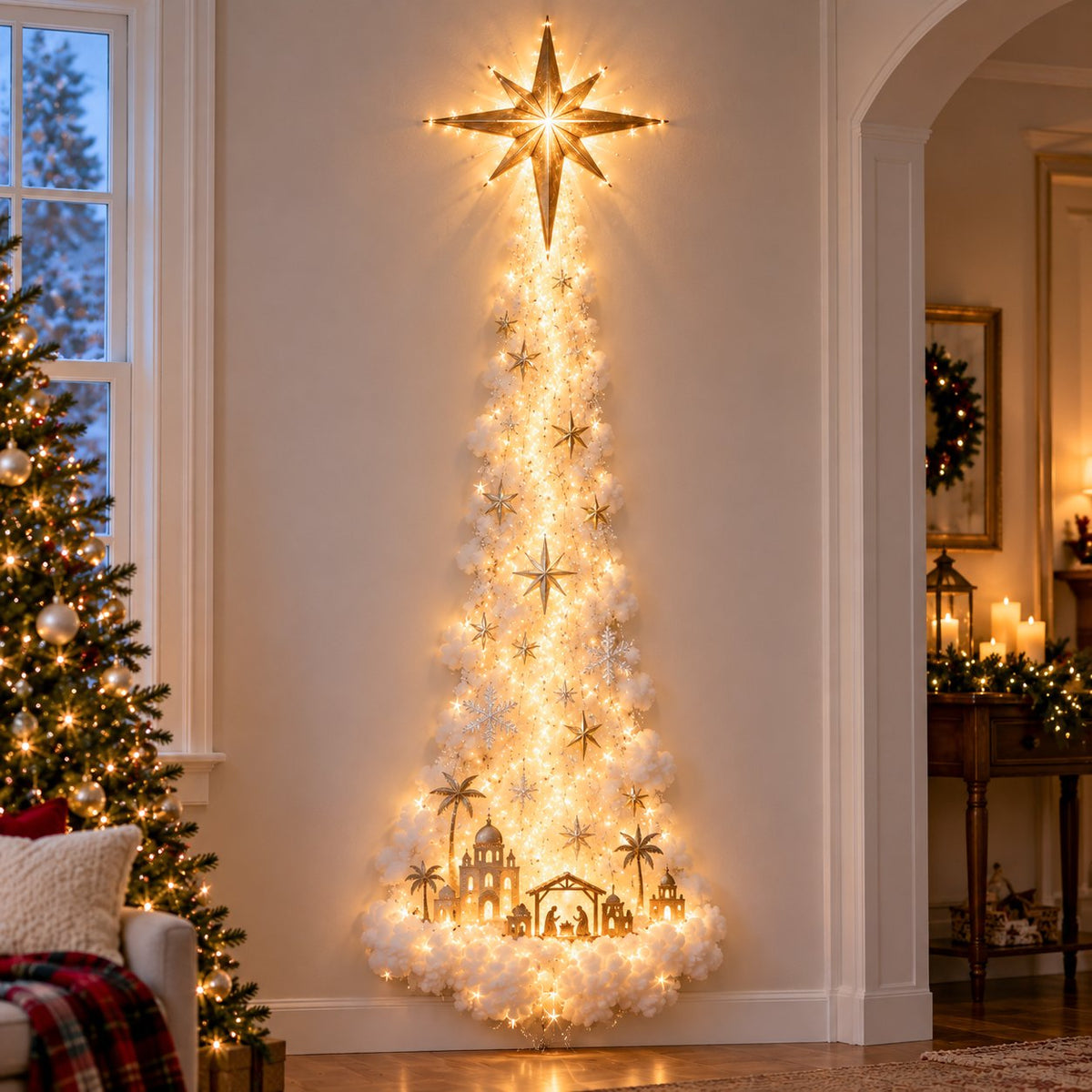 ✨Christmas Magic Trail Wall Light - A Little Christmas Magic, Right on Your Wall🎄