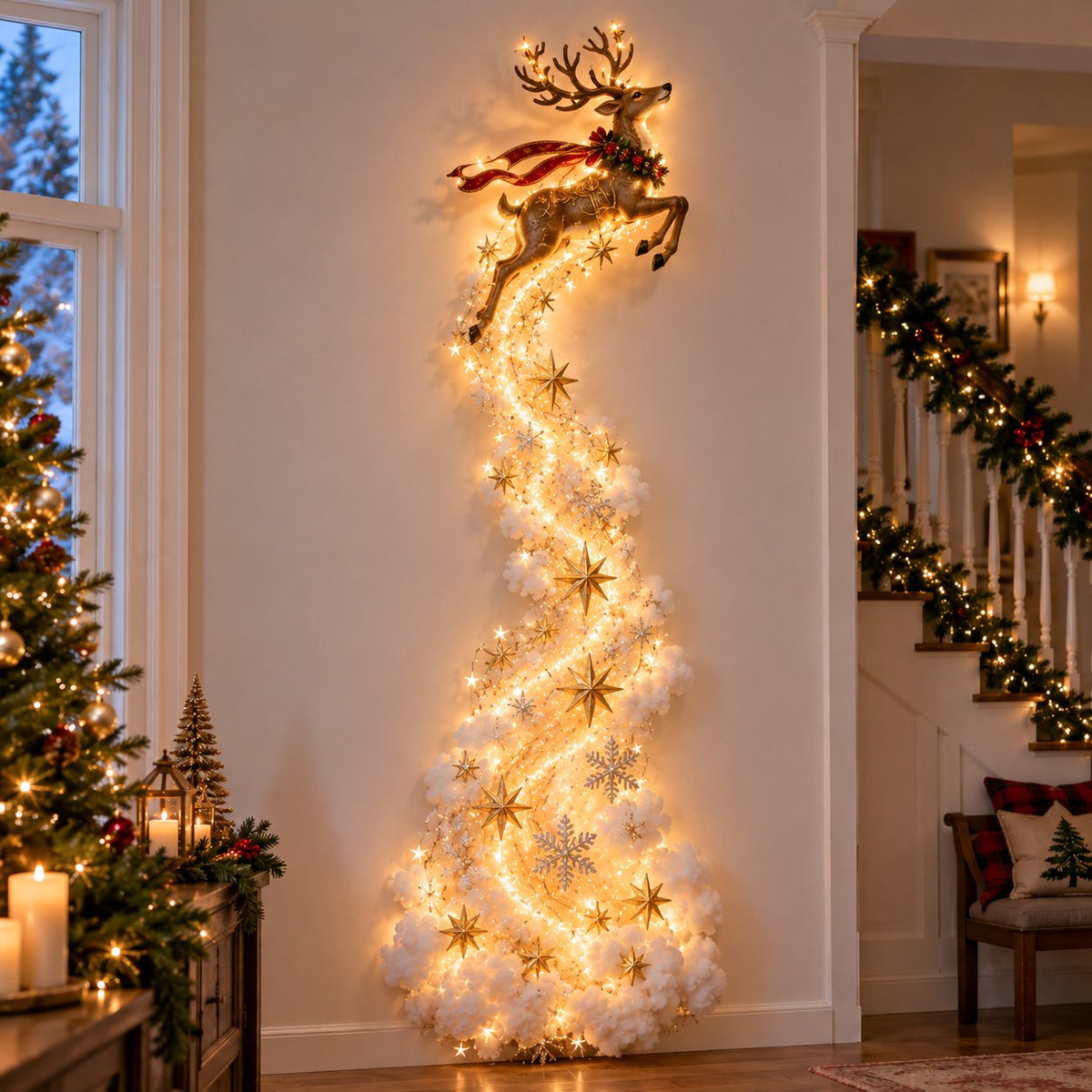 ✨Christmas Magic Trail Wall Light - A Little Christmas Magic, Right on Your Wall🎄