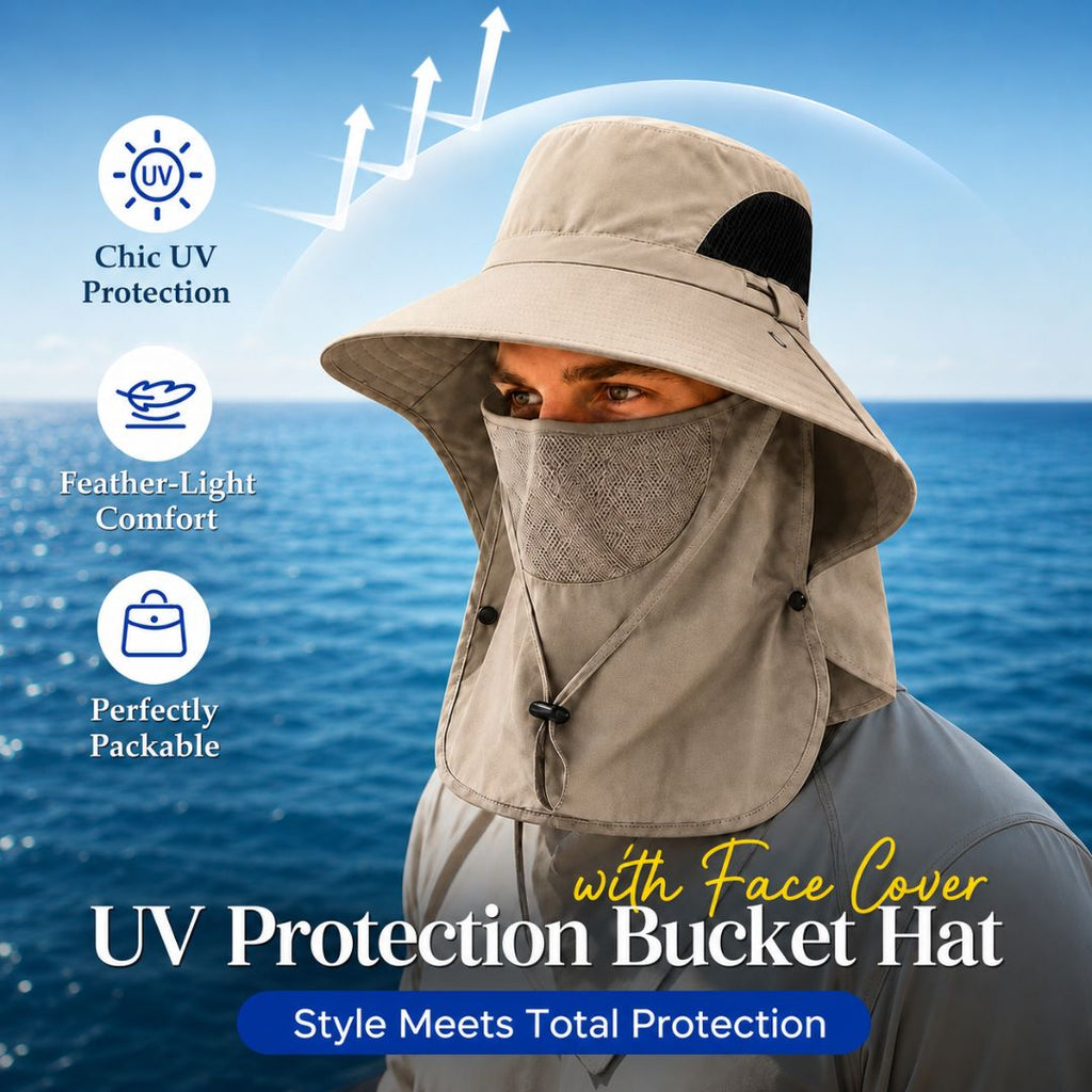 ☀️ SUMMER SALE 49% OFF 🔥 UPF 50+ Sun Protection Hat With Full Face & Neck Coverage