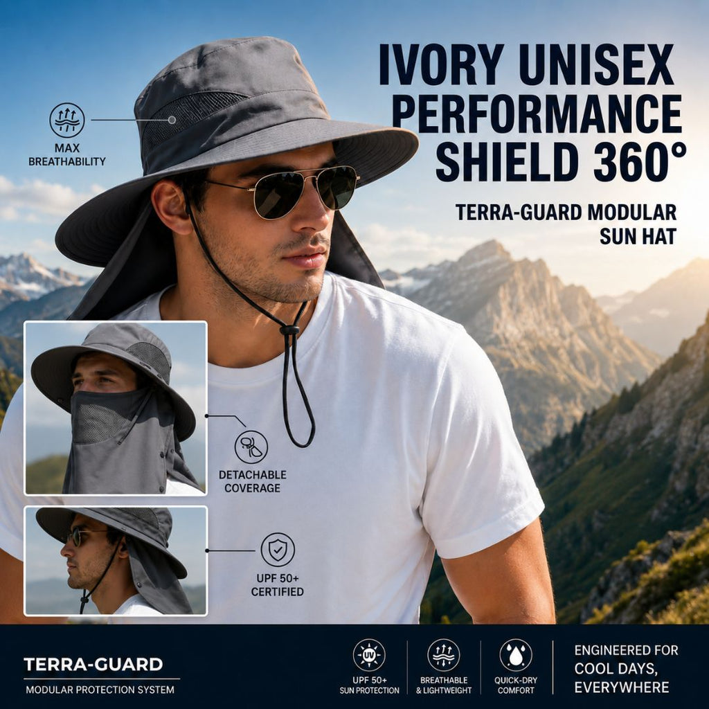 ☀️ SUMMER SALE 49% OFF 🔥 UPF 50+ Sun Protection Hat With Full Face & Neck Coverage